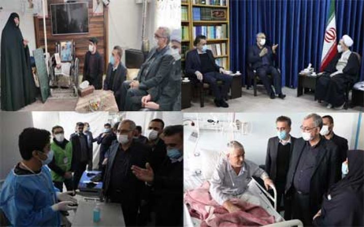 از اعطای مقام پرستار افتخاری به یک همسر شهید ودیدار با آیت الله اعرافی تا حضور در بیمارستان شهید بهشتی و امیرالمومنین(ع) قم از اعطای مقام پرستار افتخاری به یک همسر شهید ودیدار با آیت الله اعرافی تا حضور در بیمارستان شهید بهشتی و امیرالمومنین(ع) قم